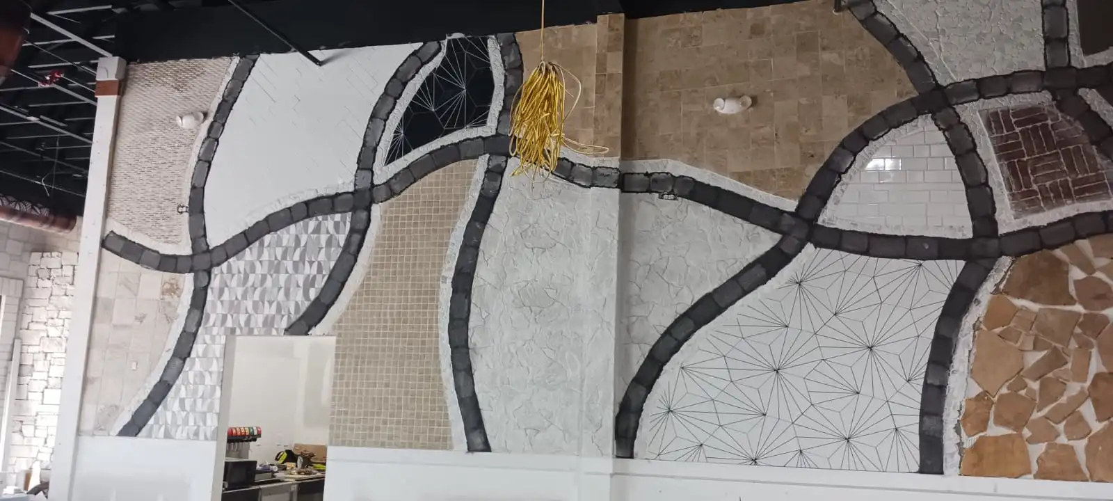 Custom Tile Installation for Restaurant Walls